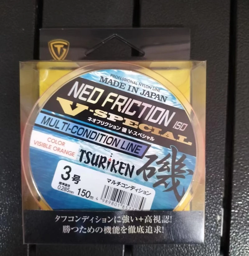 TSURIKEN钓研NEO FRICTION海钓矶钓半浮水主线耐磨尼龙钓鱼线