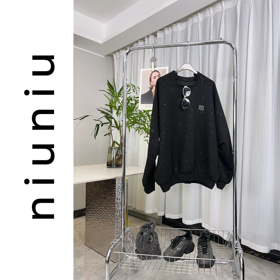 niuniu妞妞/『满天星卫衣』秋冬设计师套装满天星卫衣女