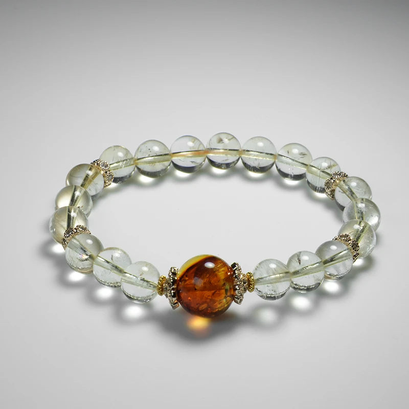 【暴富手串】天然黄水晶 暴富 手串百搭 闺蜜同款 多样性发一