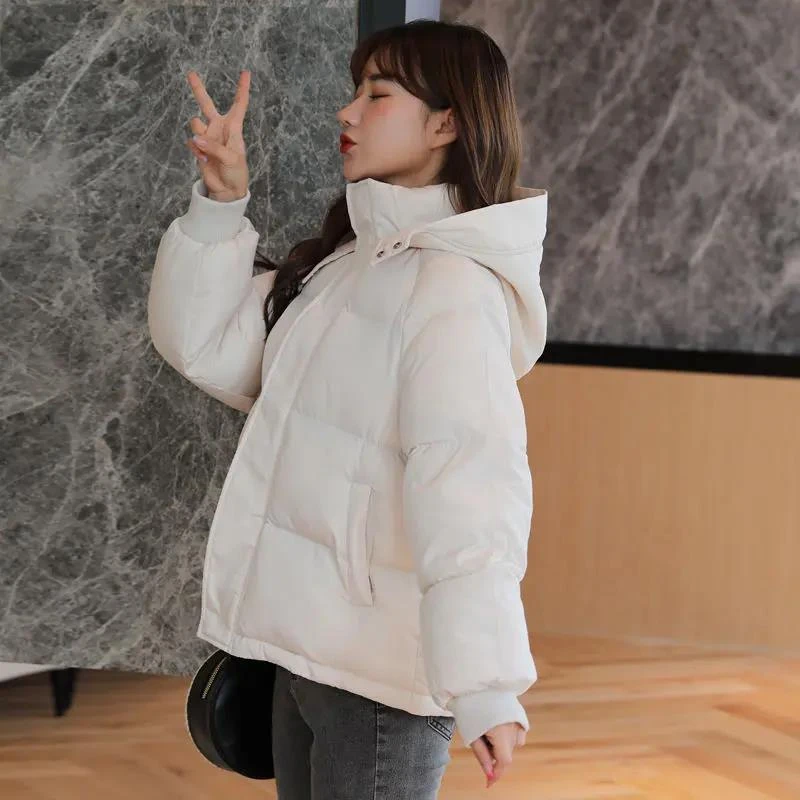 羽绒服新款爆款正品女士年加厚韩版宽松羽绒户外运动冬款羽绒棉服