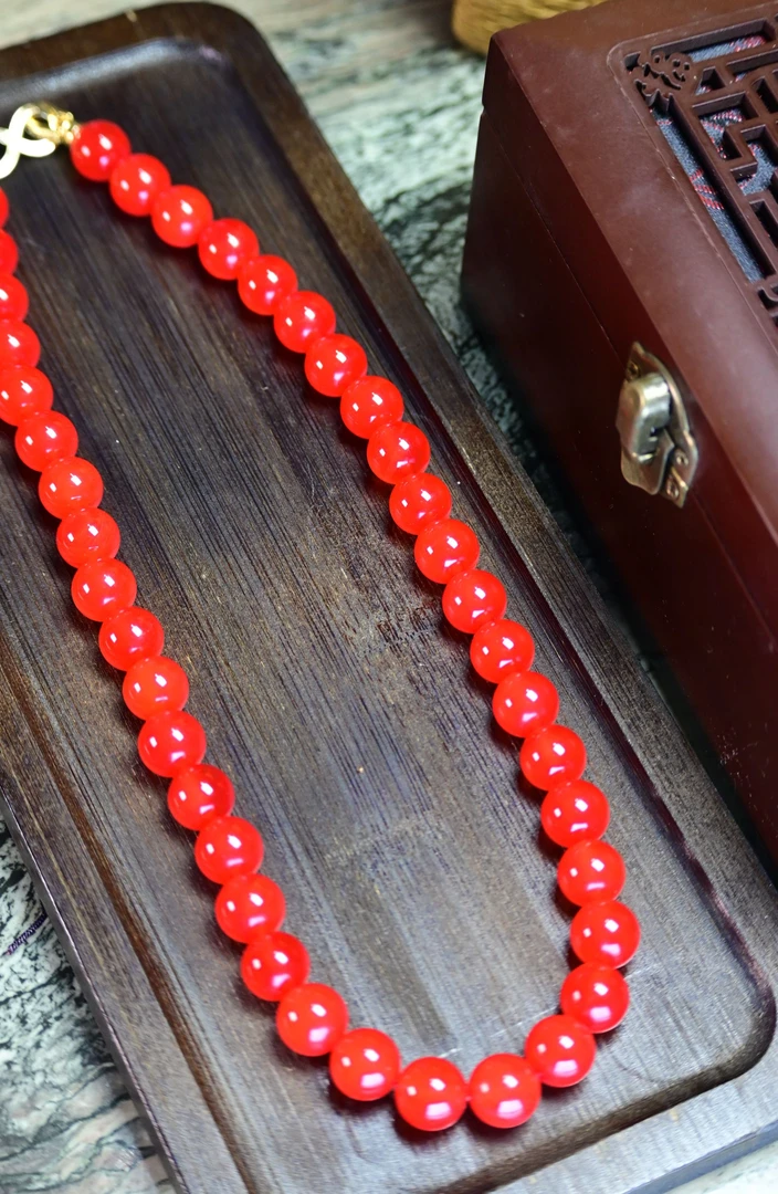 珍藏级鸽血红玛瑙妈妈链卡12mm天然原矿稀世妈妈链 多样性发货