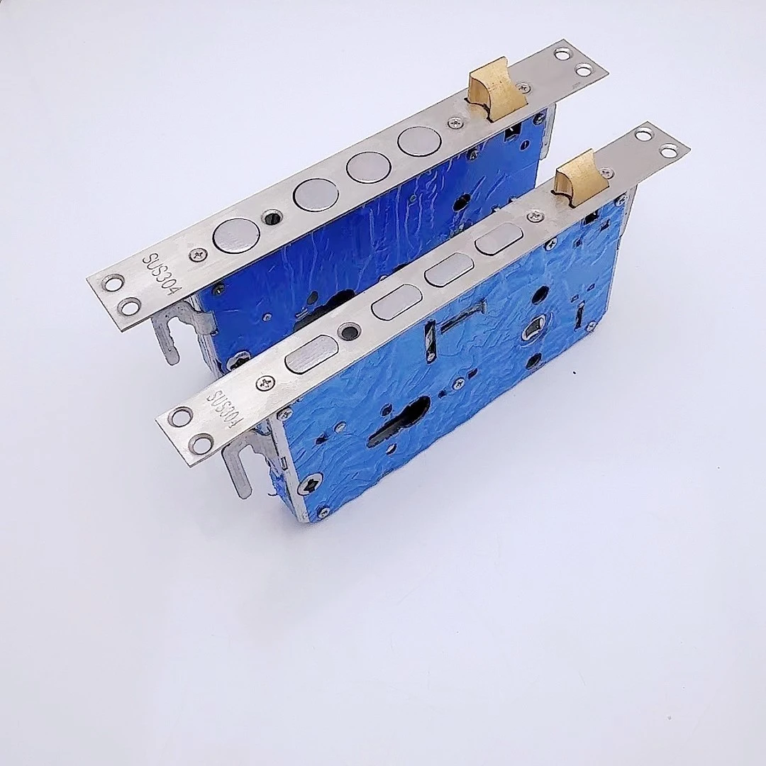 （拍一发5）防盗门锁体钢面铜舌方头锁体圆头锁体防盗门通用