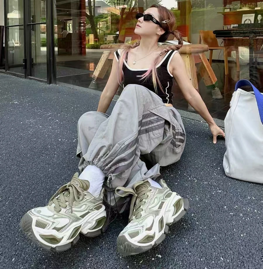 【 小凯专属猫眼】情侣款老爹鞋厚底明星同款低帮小众百搭时尚增高