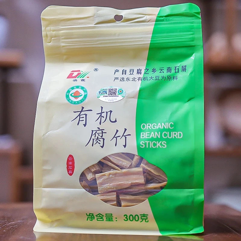 有机腐竹、豆皮、豆腐丝 干货特产豆制品凉拌菜火锅食材炒菜易泡发