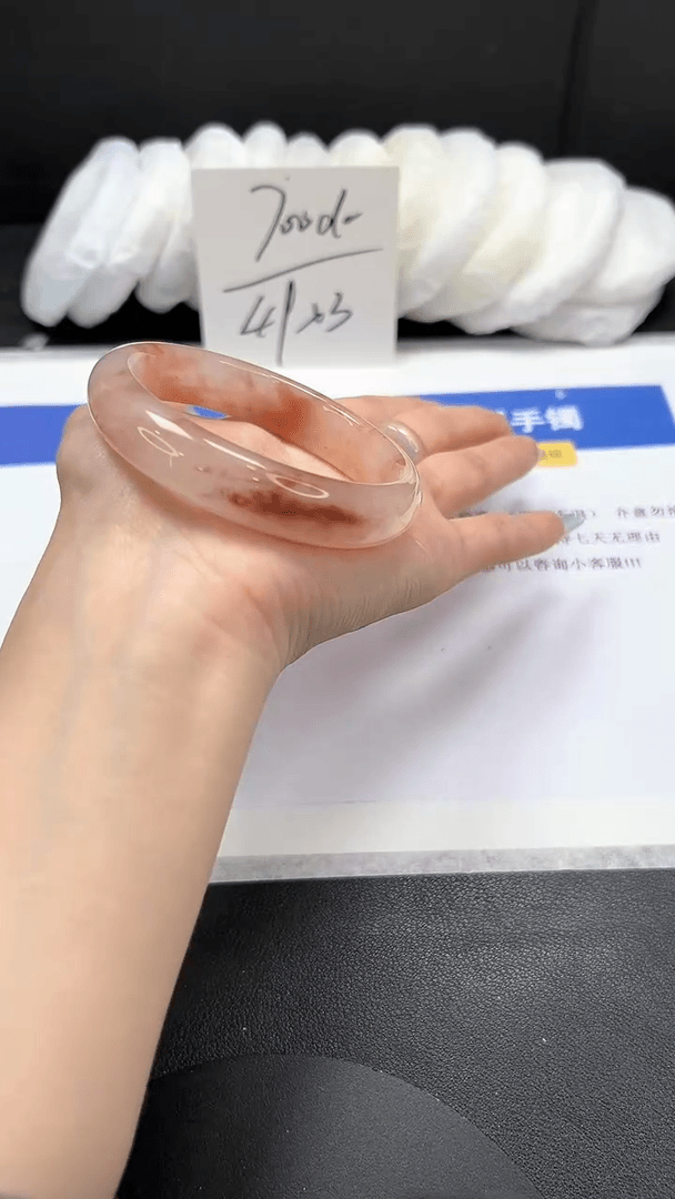 【闪购商品】石英质玉手镯未镶嵌A104-57.9