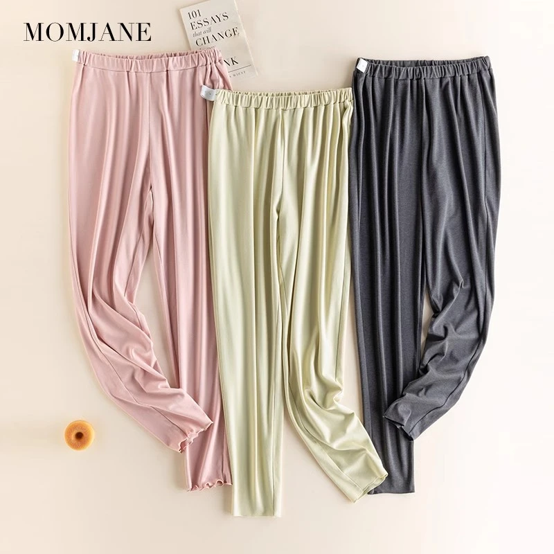 孕妇睡裤家居裤春秋季棉秋裤内穿月子服睡衣产后怀孕期大码可外穿