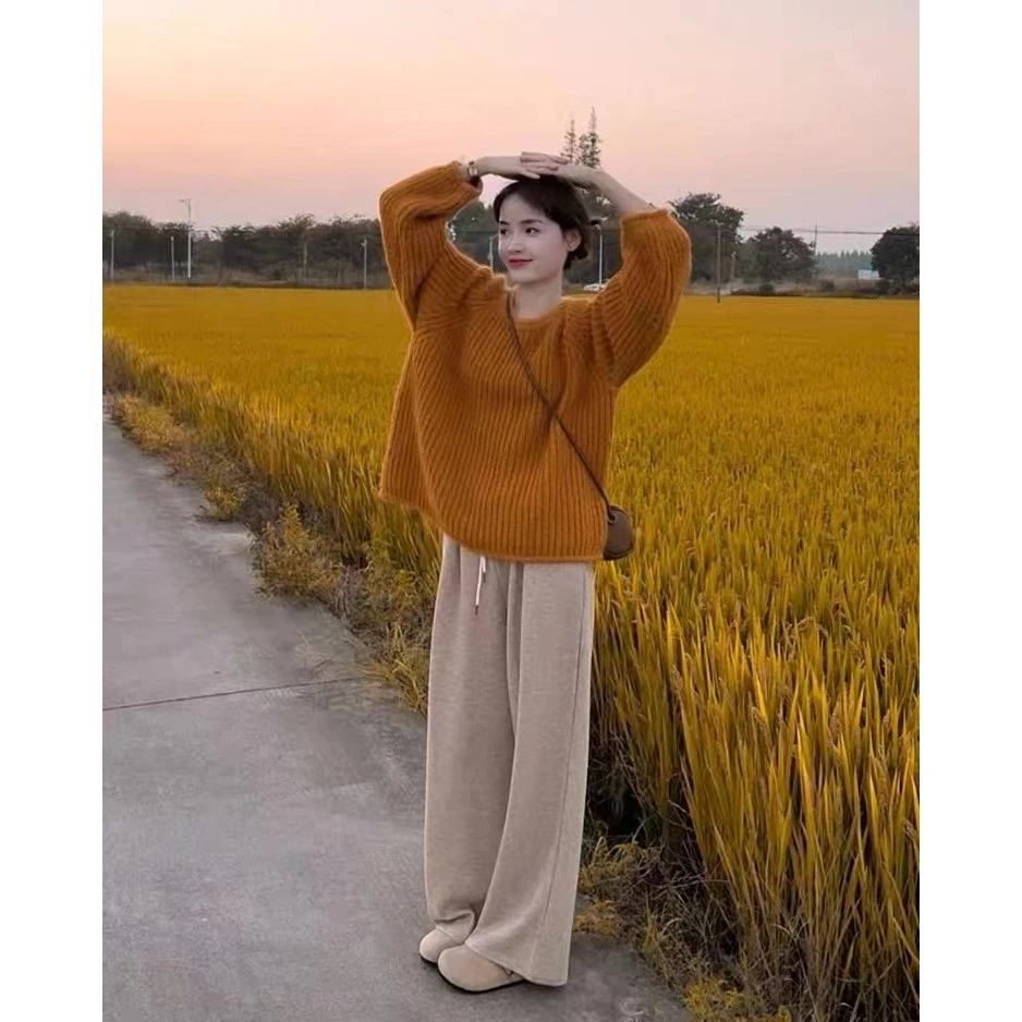 深冬装2023新款奶系穿搭一整套小个子今年流行盐系轻熟两件套装女