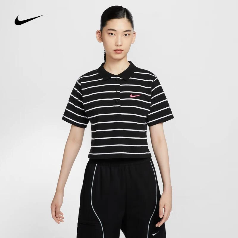NIKE/耐克AS W NSW SS POLO TOP GCEL女款T恤/短袖HM4649-010
