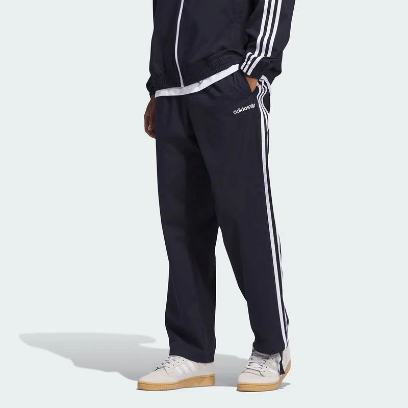 Adidas/阿迪三叶草男女通款情侣款 中腰滑板风运动裤长裤IY1629