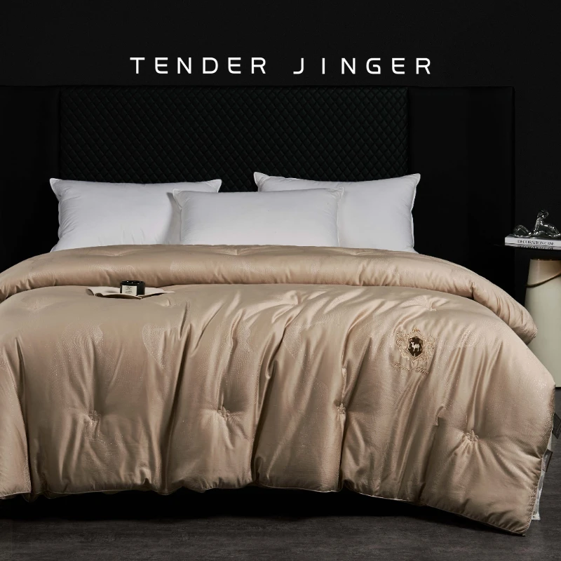 Tender Jinger｜线下专供 秋冬加厚保暖驼-绒纤维冬被