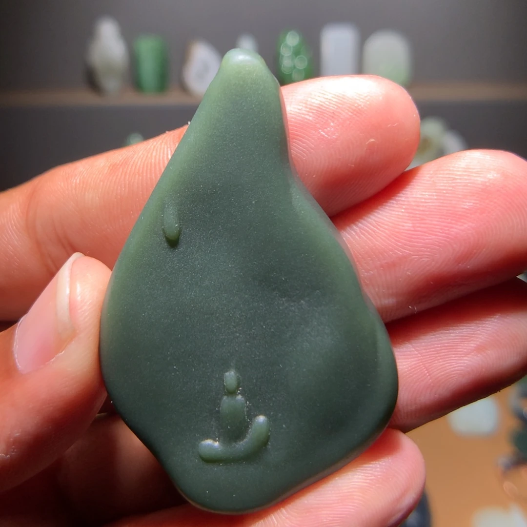 和田玉颈饰未镶嵌ρ*