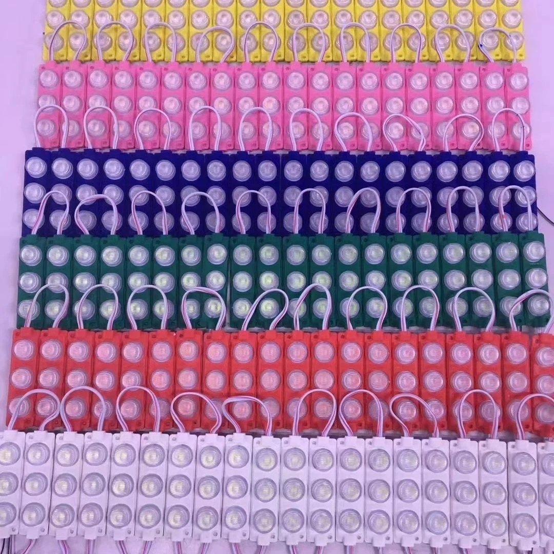 LED防水透镜超级模组氛围灯货车中网装饰灯超高亮24v发光字灯闪光