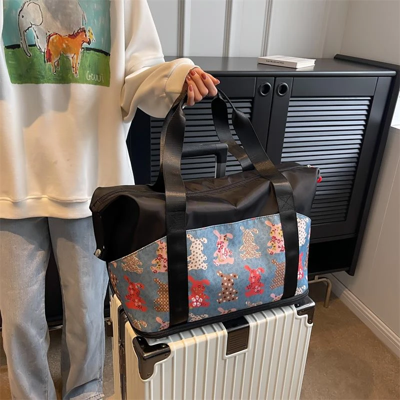 FAVMARTHA牛津布旅游装衣服旅行包出门套拉杆包短途出差包待