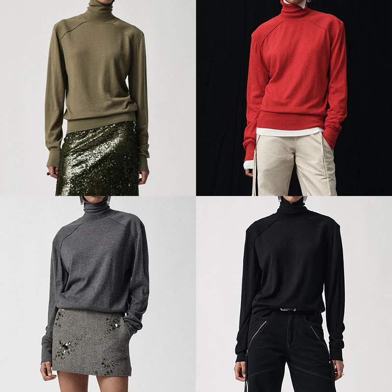 Liegee 设计师品牌CLV概念店 Basics 松弛肩式宽松羊毛打底