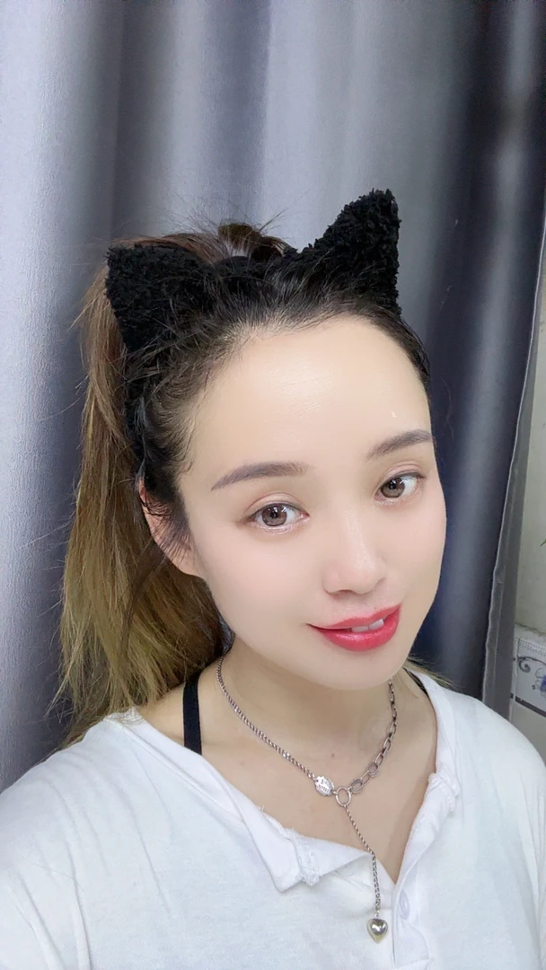 HC头箍猫耳朵发箍发卡手工毛线森林系发饰毛绒头饰