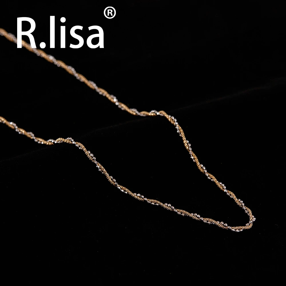 18K金素金项链系列合集ins素链blingbling