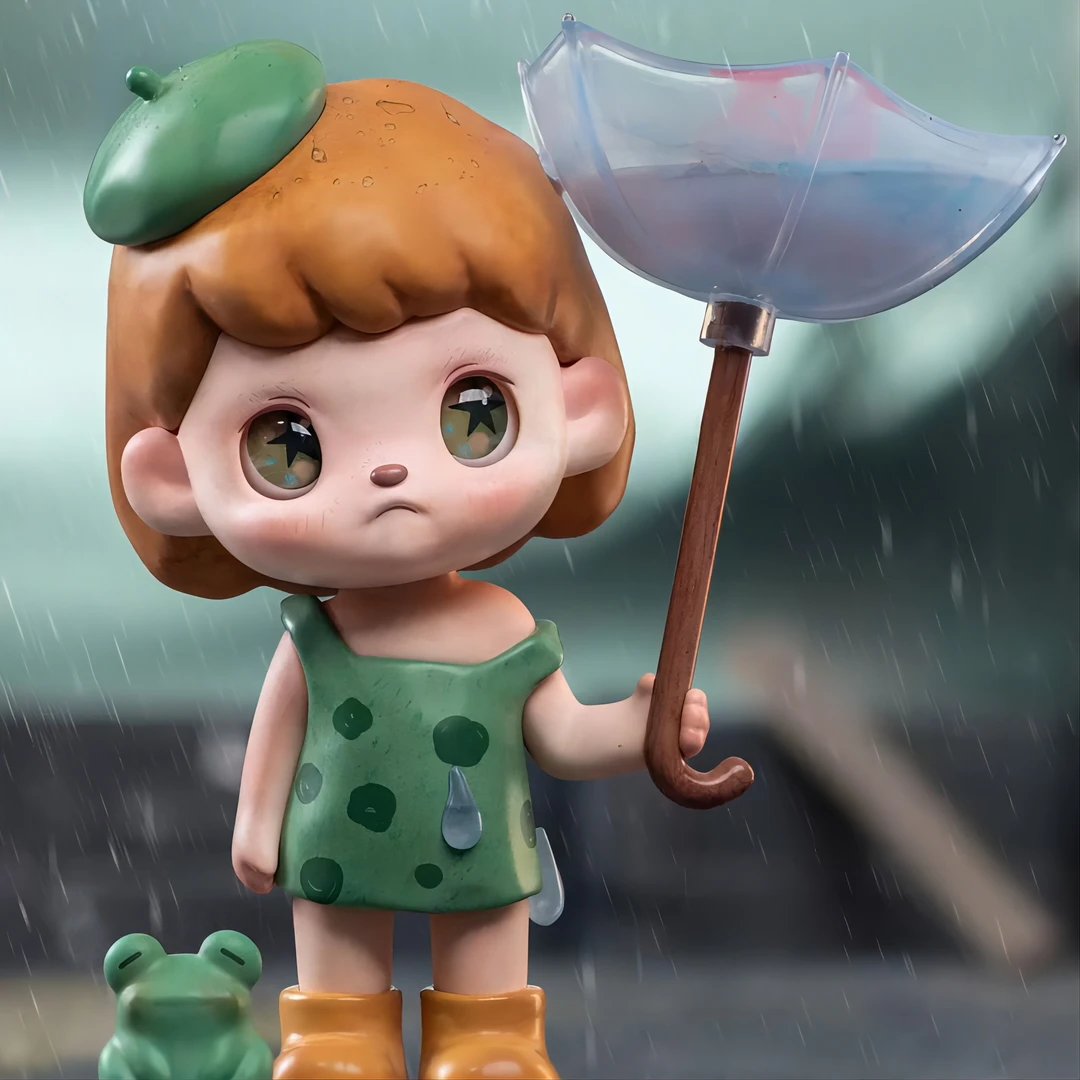 【拆盒】TNTSPACE阿默初代记忆碎片系列盲盒潮玩摆件手办可爱女孩礼