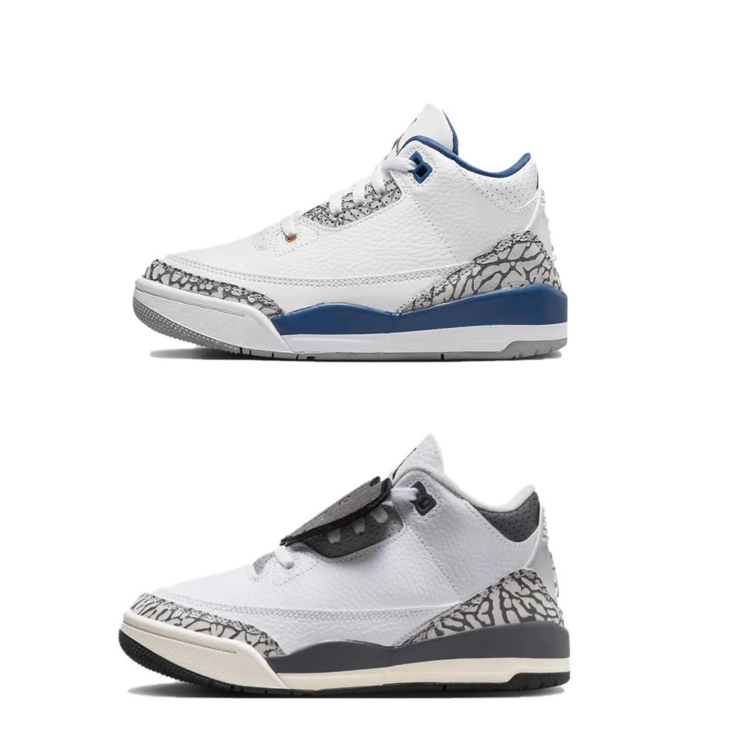 Nike/耐克Jordan 3 RETRO中童防滑减震儿童篮球鞋时尚百搭
