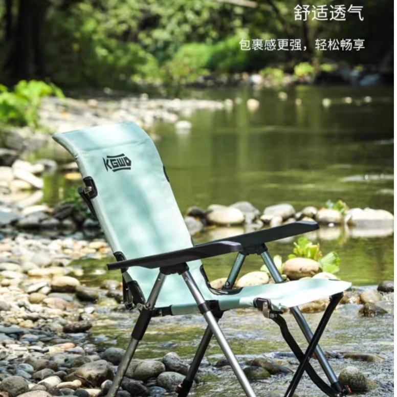 空钩悟道全折叠大钓椅新款便携小巧钓鱼椅可躺式稳固欧式钓凳