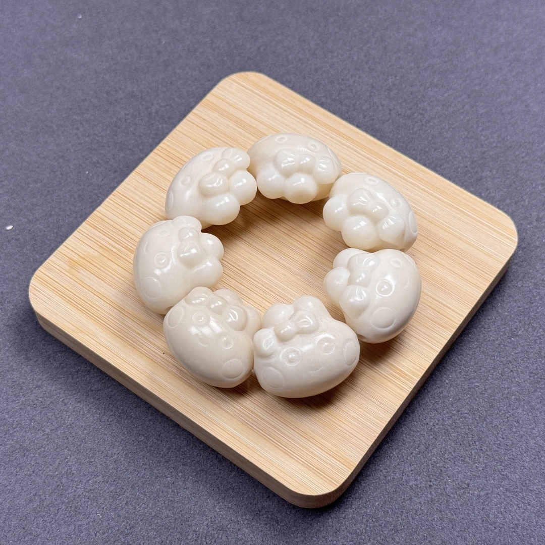 象牙果原果蝴蝶结兔子手捻男女文玩盘玩绕指柔可爱少女心配饰礼物