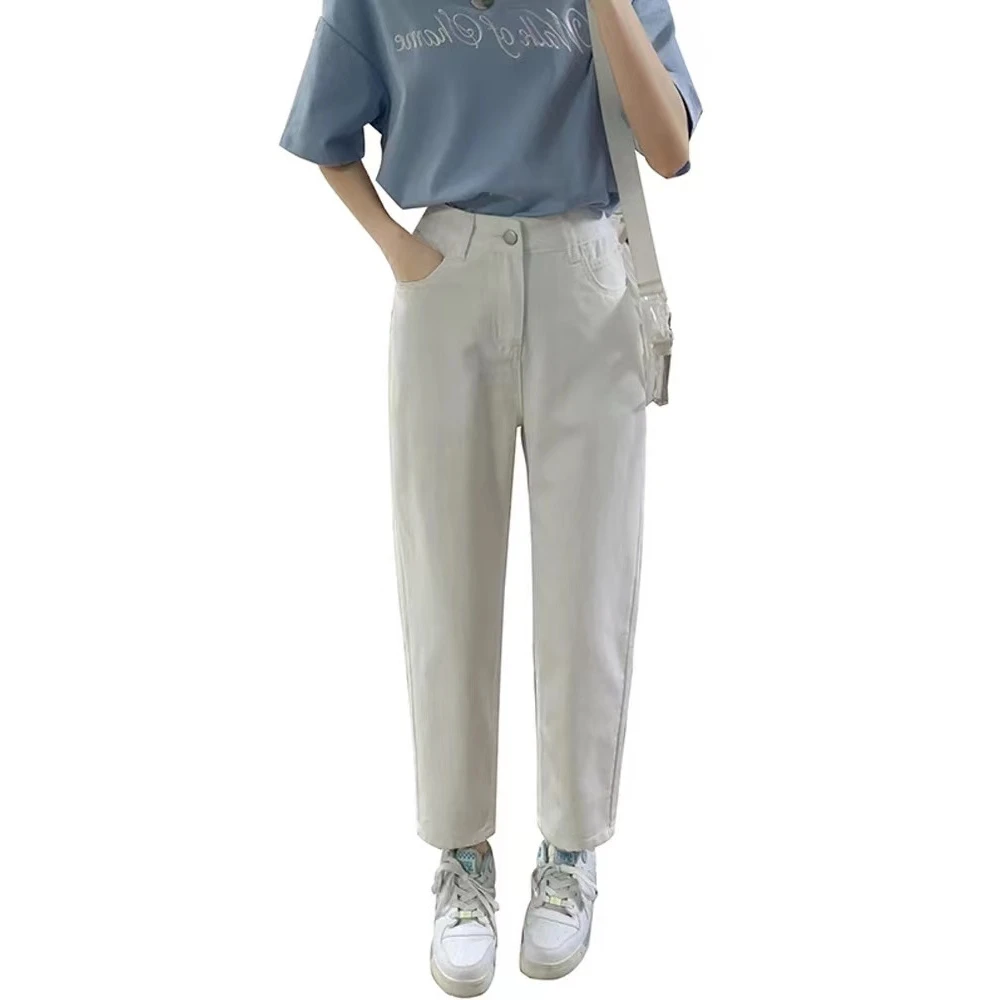 0971 款号971灯芯绒夏季宽松直筒显瘦高腰休闲裤