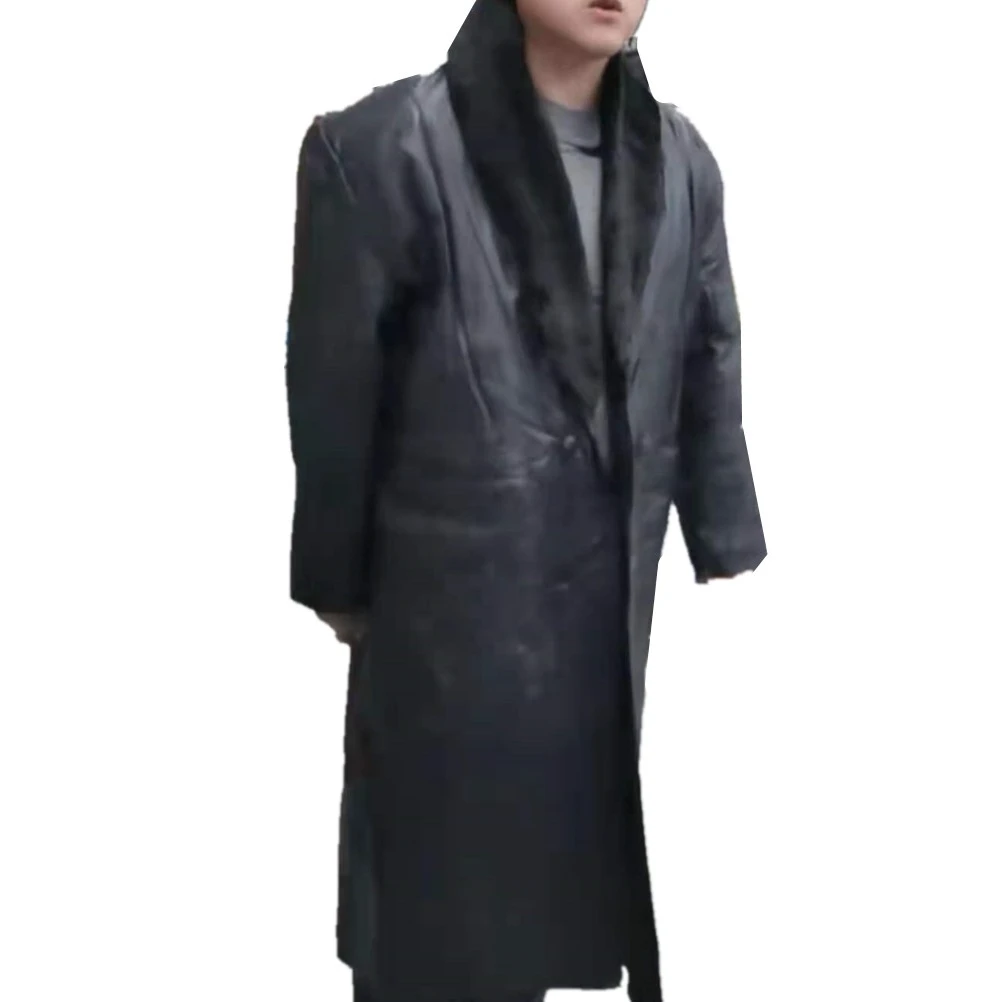 真皮大衣 DY1 防风衣保暖有棉冬季2024男士休闲皮衣