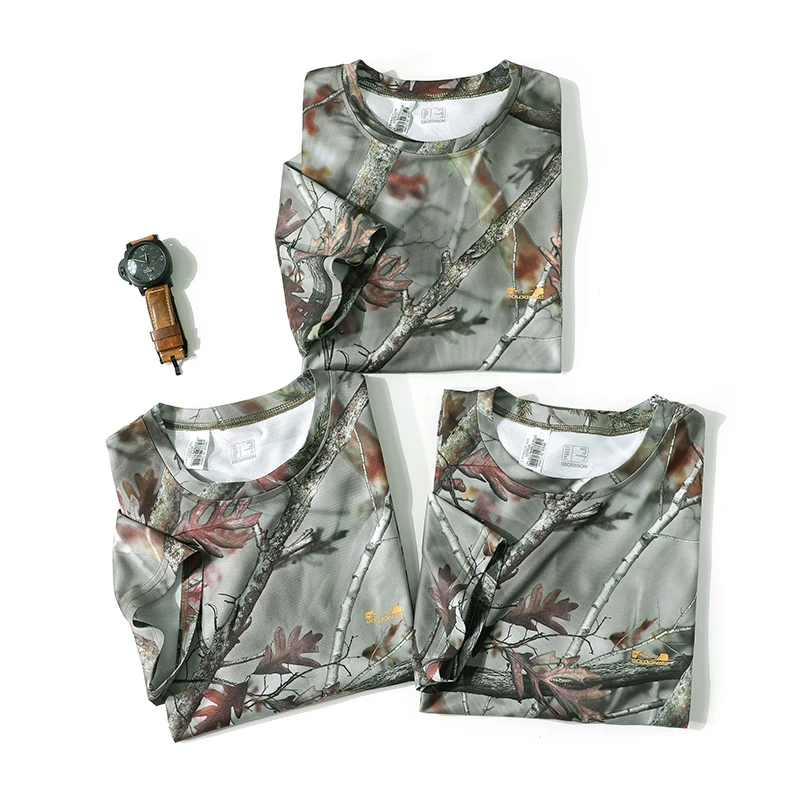 外贸牛货！户外战术系列迷彩款丛林运动休闲快干短袖圆领T恤