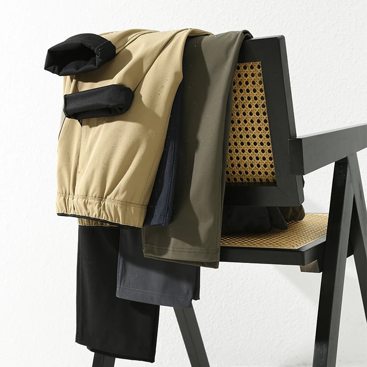 户外鸟飞禽系列！防水透气软壳加绒男女情侣运动登山休闲弹力长裤