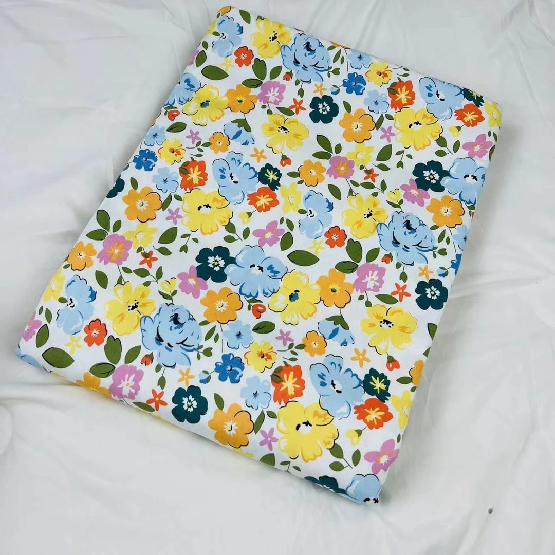 磨毛 大布料【床单单件】<多彩小碎花>240X400cm<±5cm> 加大炕单