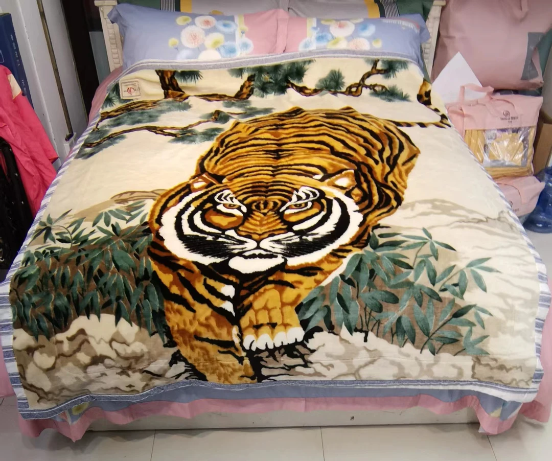 双层毛毯改夏凉被，一床改两床，单包绒毛毯