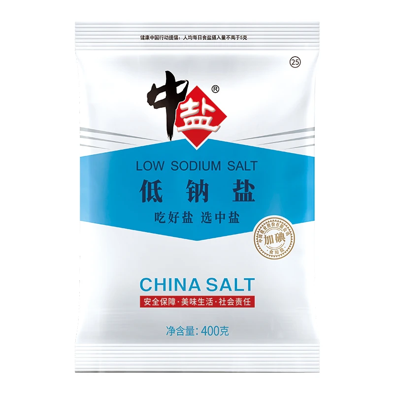 中盐 低钠盐 400g