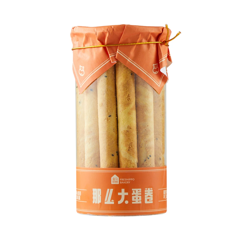 盒马烘焙 黄油手工蛋卷248g