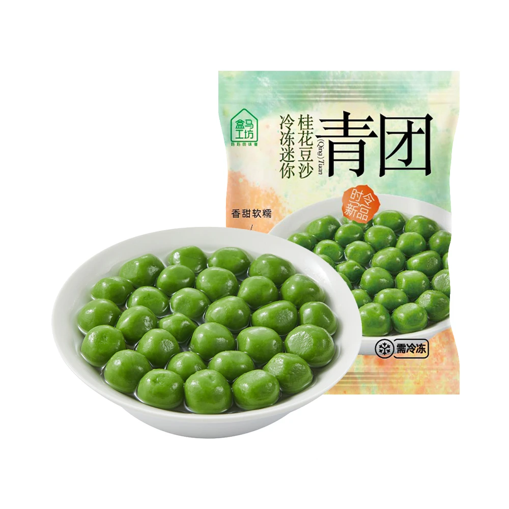 盒马工坊 迷你桂花豆沙青团 180g
