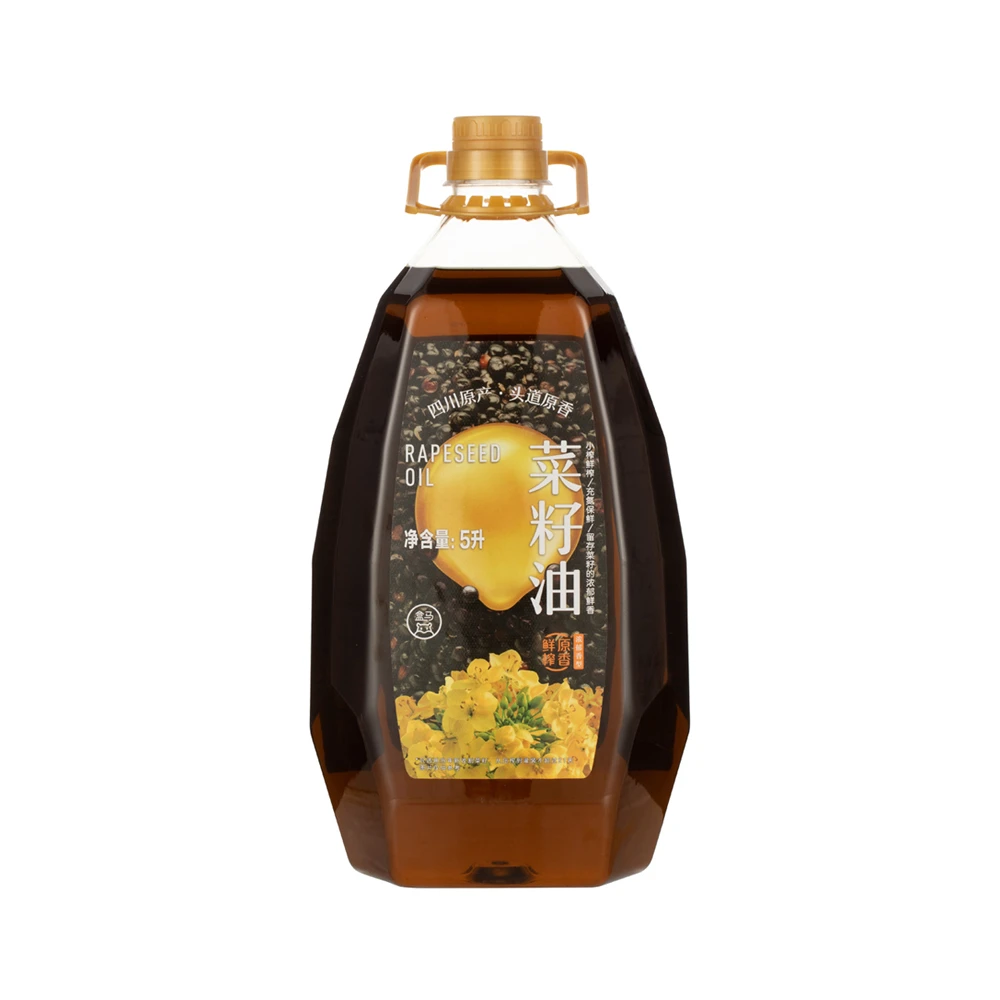 盒马 鲜榨原香菜籽油(浓郁香型) 5L