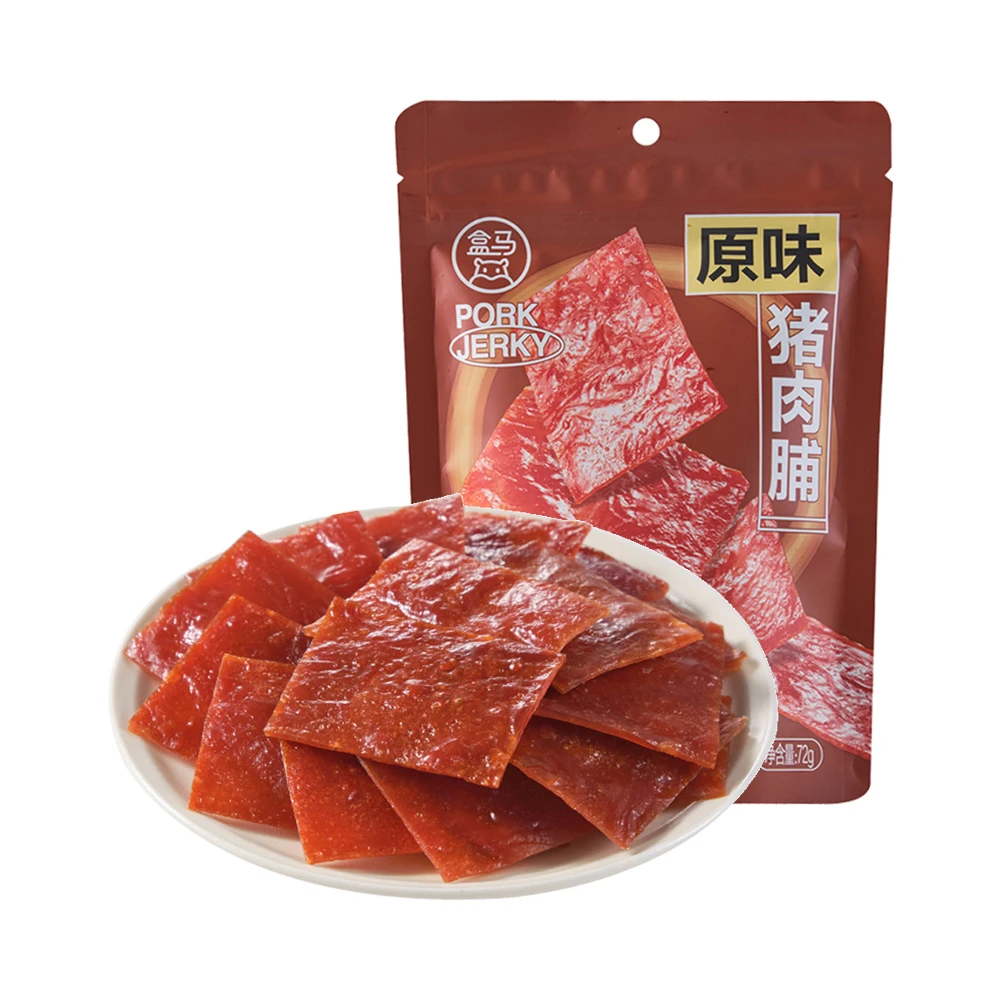 盒马 原味猪肉脯 72g