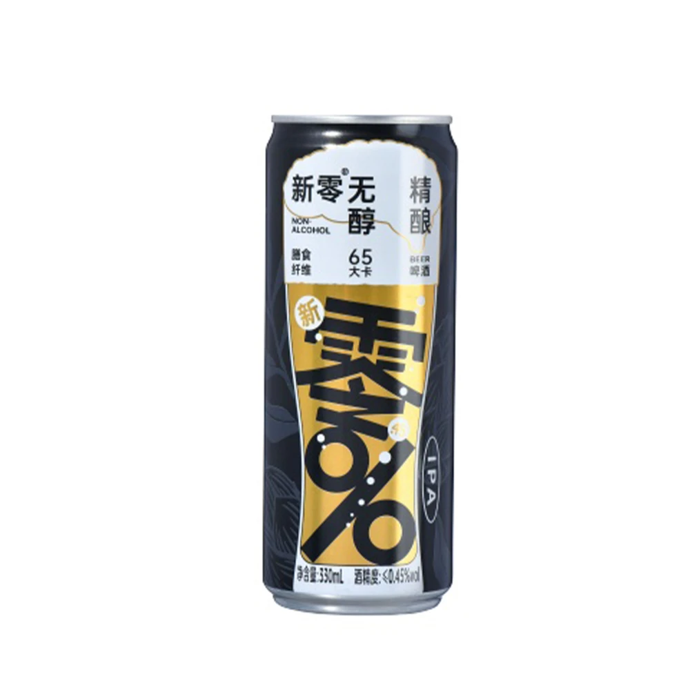 新零 浑浊印度淡色艾尔精酿啤酒(无醇啤酒) 330ml