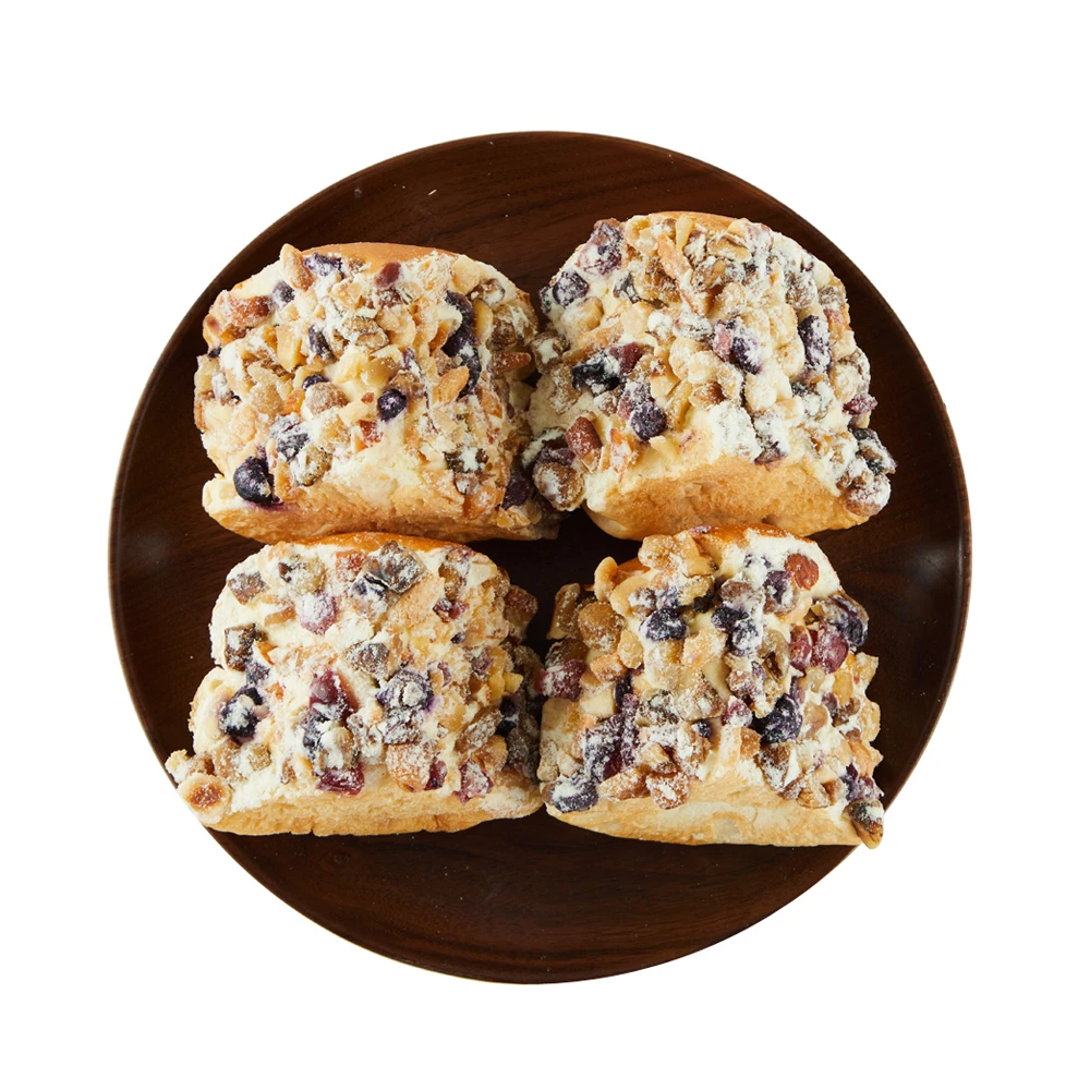 盒马烘焙 新疆坚果乳酪包 225g 4粒