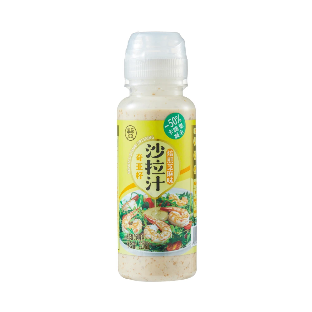盒马 奇亚籽沙拉汁焙煎芝麻味(卡路里半减) 220ml