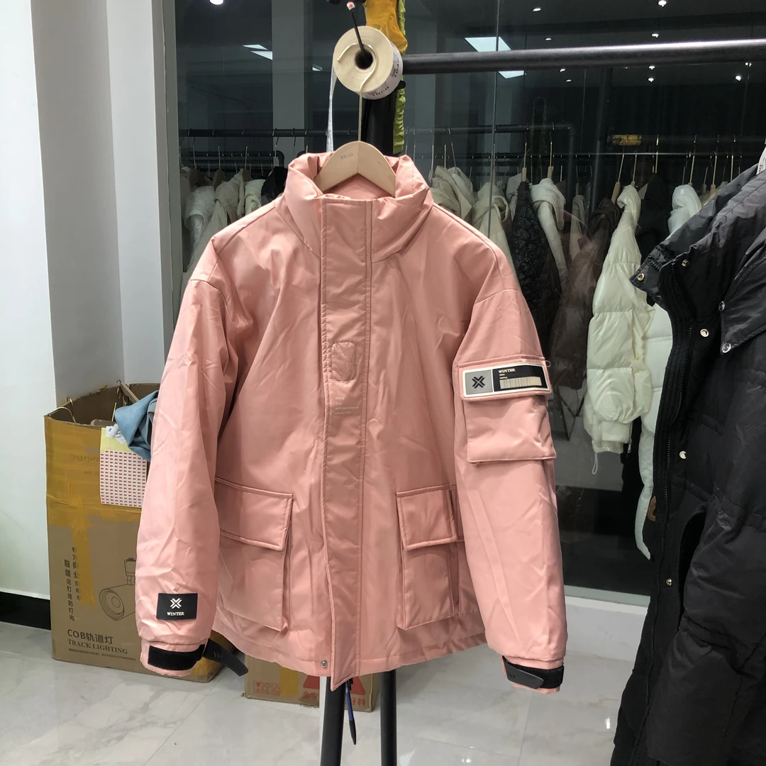 003粉色羽绒冲锋衣