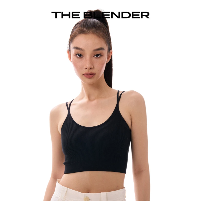 The Blender 【达人专属】美背爆款「轻运动」针织带薄胸垫背心内搭