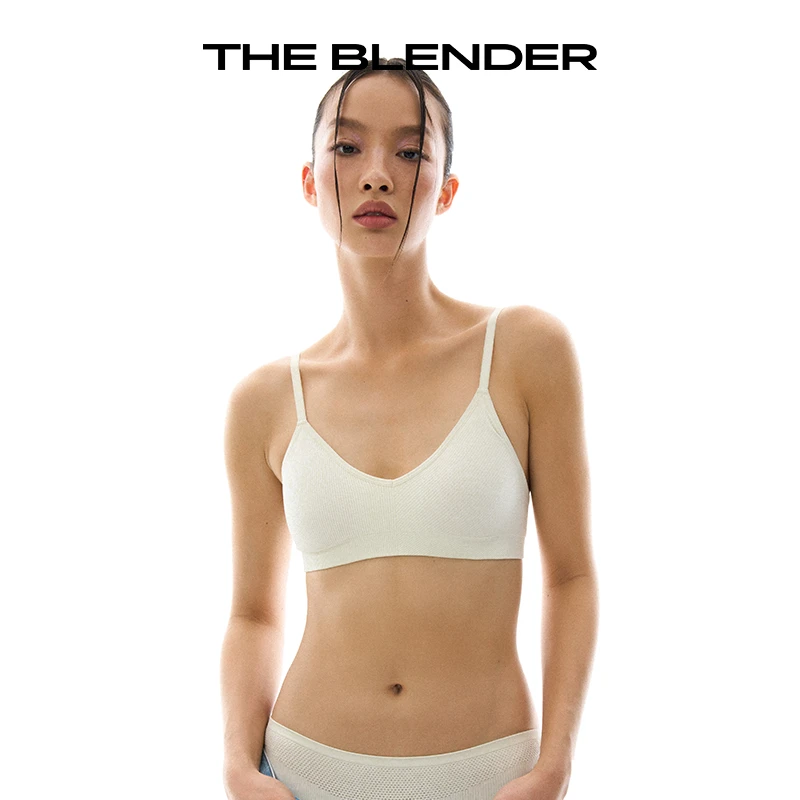 【唐发发专属】TheBlender内衣文胸无缝针织三角杯V领背心款舒适
