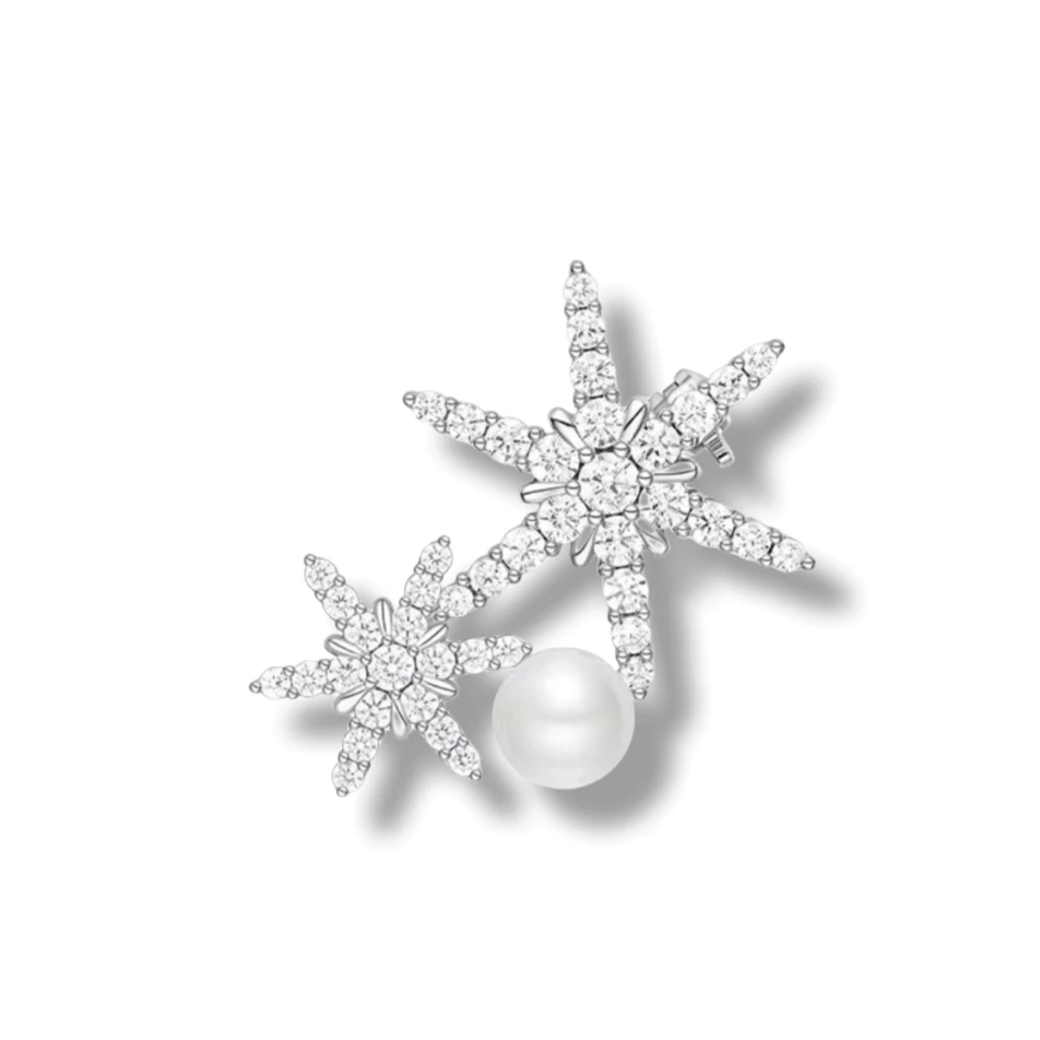 925银合成锆石胸针 欧货DP高品胸针-9485