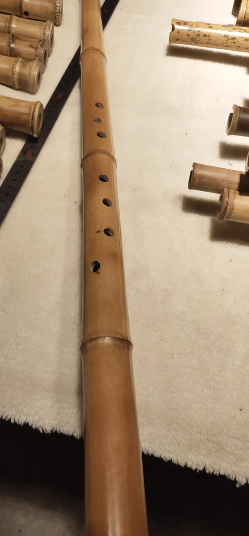 精制洞箫，手工制作