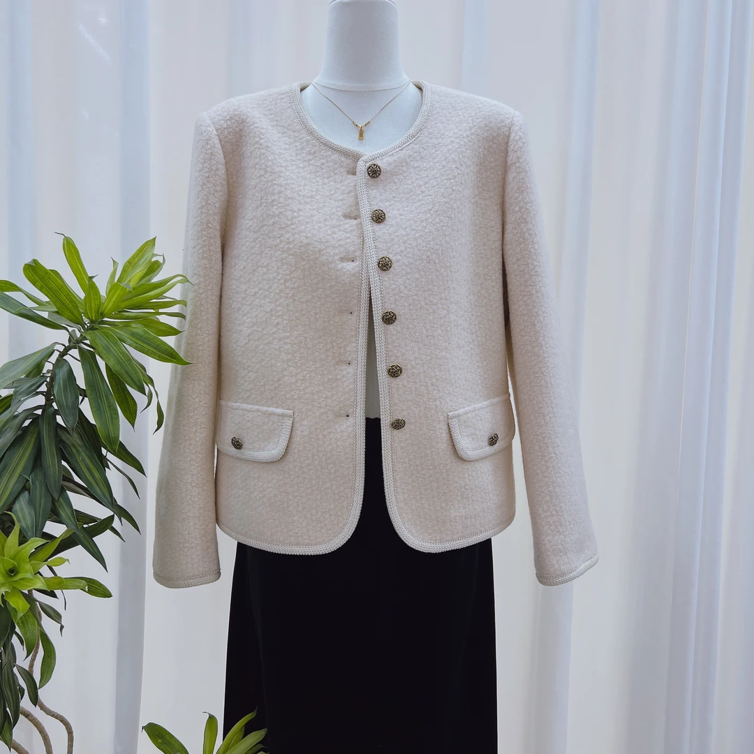 2439新款小香风外套时尚百搭显瘦