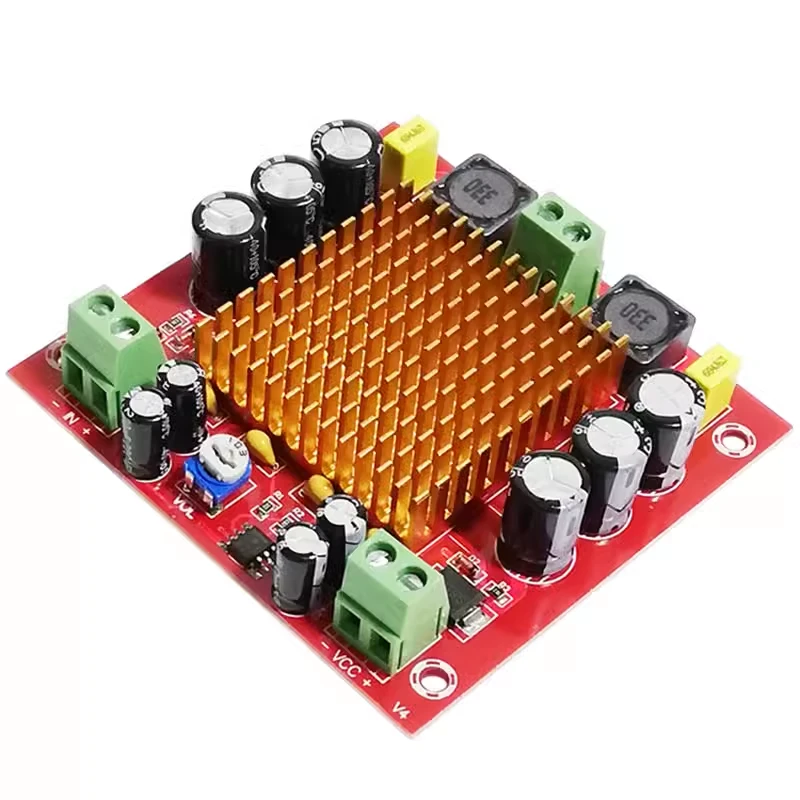 发烧级TPA3116D2单声道150W大功率数字功放板12V 24V音频放大模块