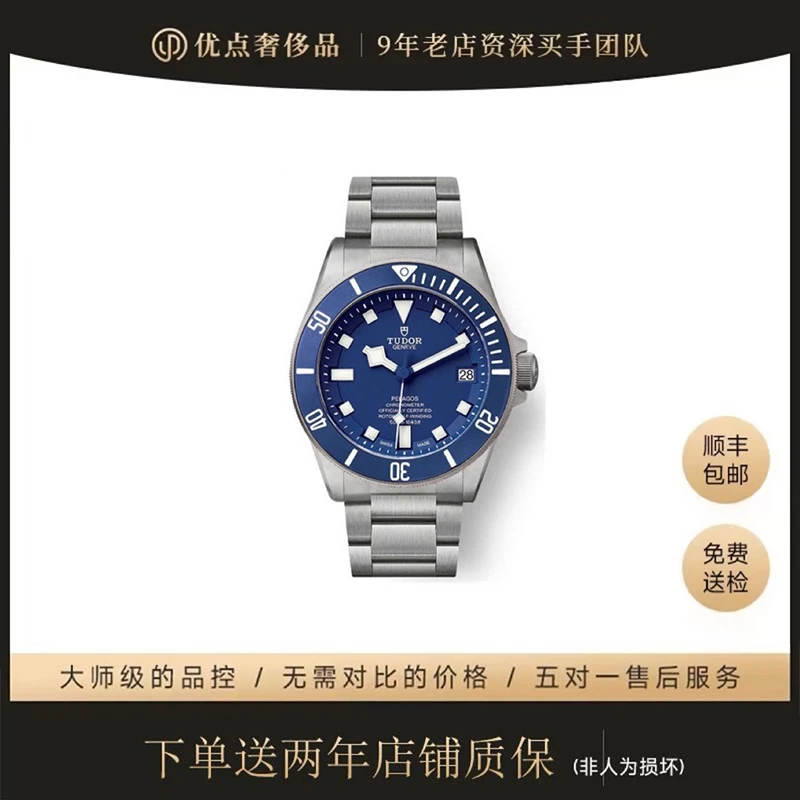 99新 TUDOR/帝舵 领潜系列/蓝钛土豆/25600TB/42mm/二手男表