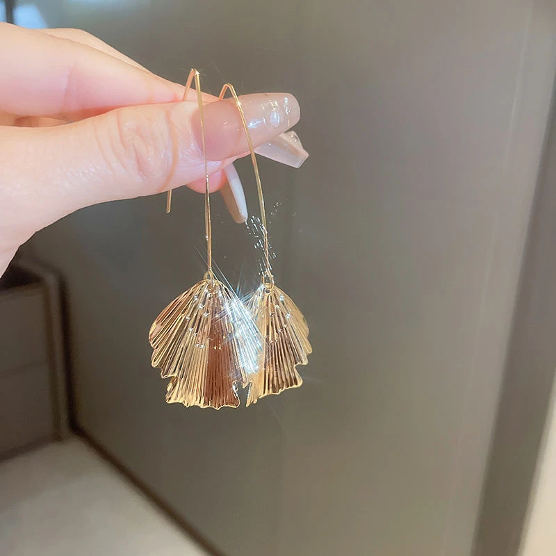 耳钩简约冷淡风复古2023年新款潮时尚耳环轻奢小众设计高级感耳饰