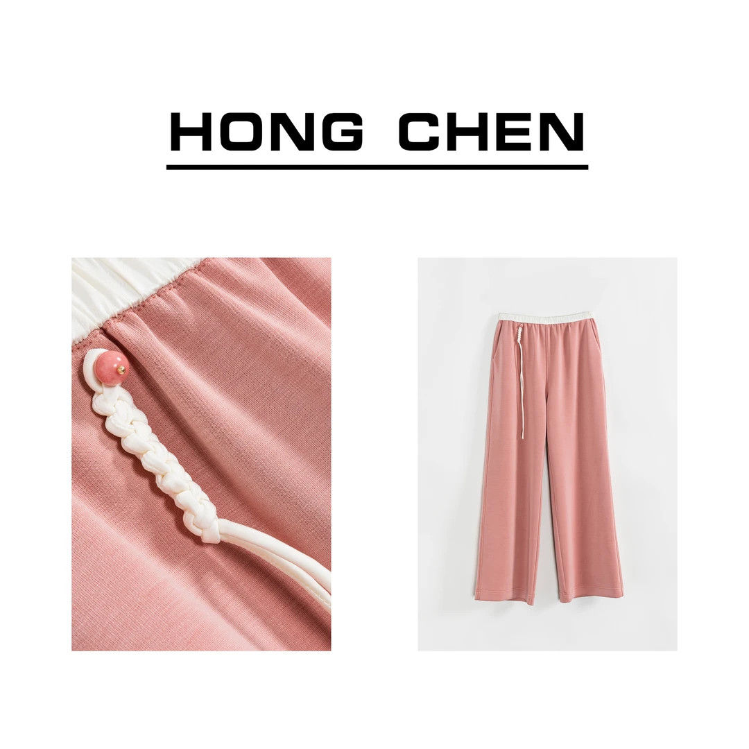 【虹辰·超舒服】高端定制休闲裤高级感气质优雅新款中国风裤-HC1020