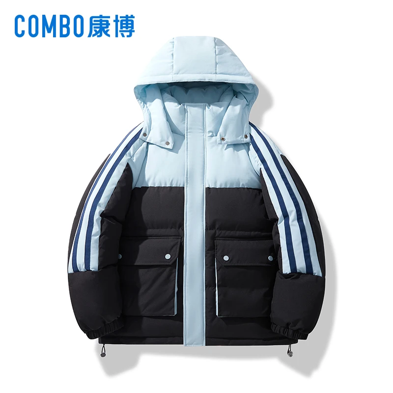 【康博】男女情侣冬季加厚时尚保暖连帽棉衣外套YF-M085