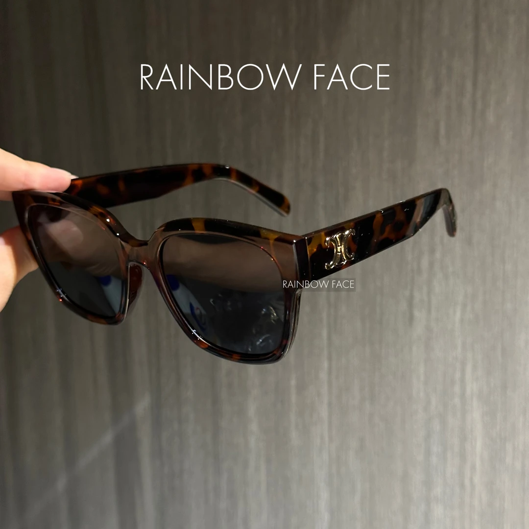 高级感太阳眼镜复古新潮防紫外线高品质适合方圆脸街拍可配近视